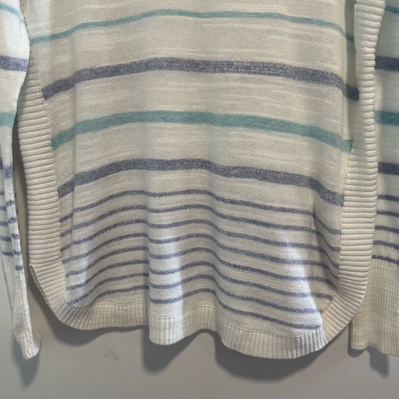 VINEYARD VINES Stripe Relaxed Cotton Sweater - Picture 8 of 11
